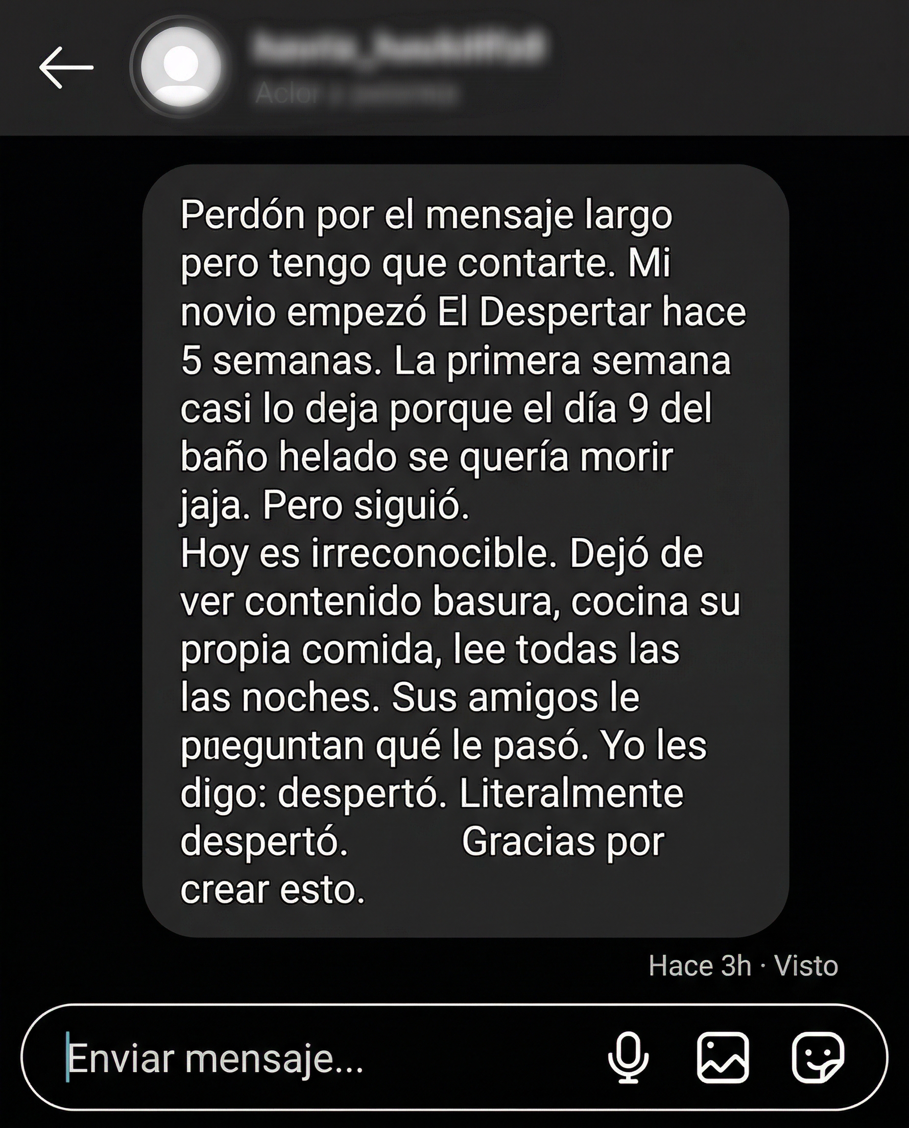 Testimonio — novia cuenta transformación