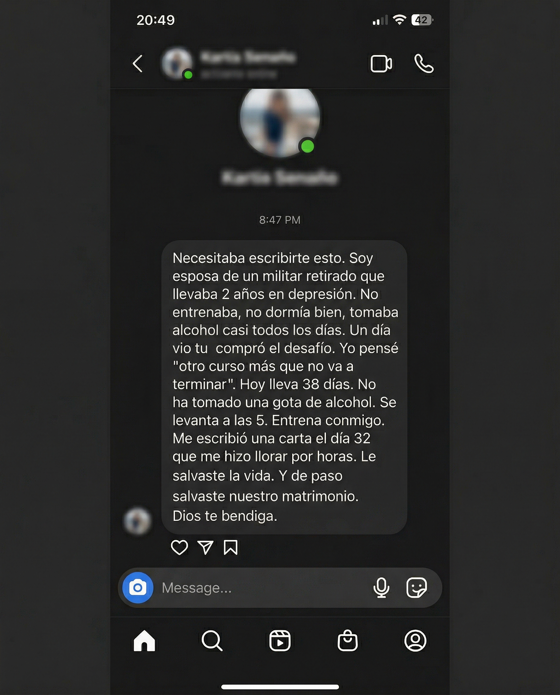 Testimonio de Karla — esposa de militar